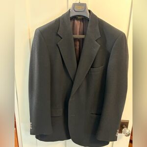 Brooks Brothers Classic Black Blazer - 100% Camelhair